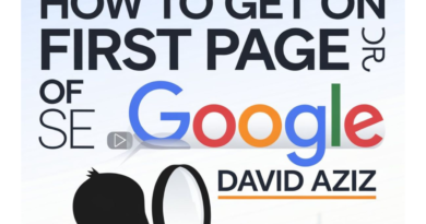 how to get on first page of google search david aziz