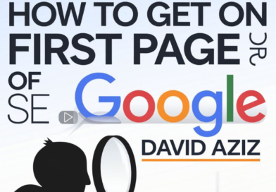 how to get on first page of google search david aziz