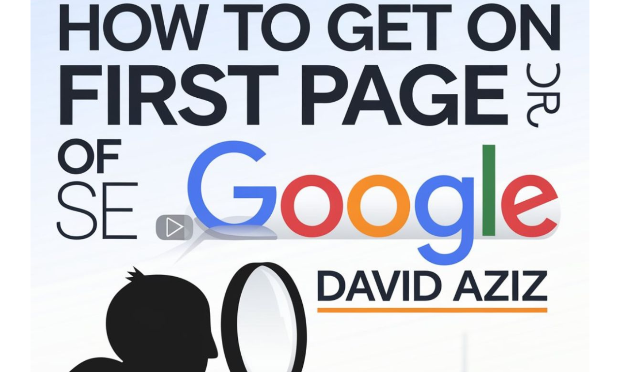 how to get on first page of google search david aziz