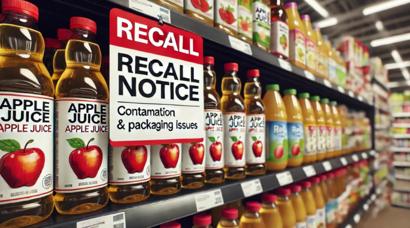 apple juice recall