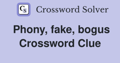 Phony Fake Bogus NYT Crossword: A Deep Dive